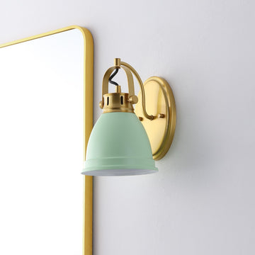 Phineas Farmhouse Bohemian Iron LED Vanity - JONATHAN Y